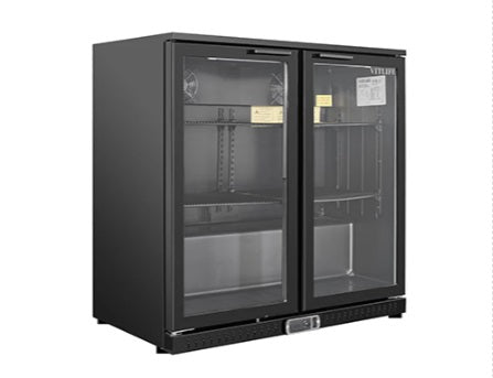 Vitlife Two Hinge Door Backbar Cooler - VBBD238H