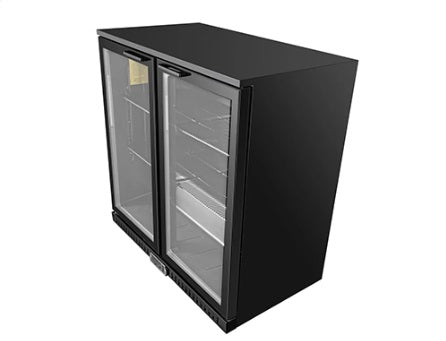 Vitlife Two Hinge Door Backbar Cooler - VBBD238H
