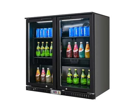 Vitlife Two Sliding Door Backbar Cooler - VBBD238S