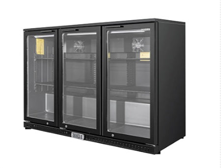 Vitlife Three Hinge Door Backbar Cooler - VBBT338H