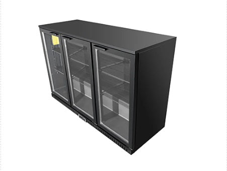 Vitlife Three Hinge Door Backbar Cooler - VBBT338H