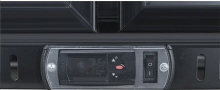 Vitlife Three Hinge Door Backbar Cooler - VBBT338H
