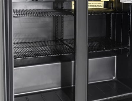 Vitlife Three Hinge Door Backbar Cooler - VBBT338H