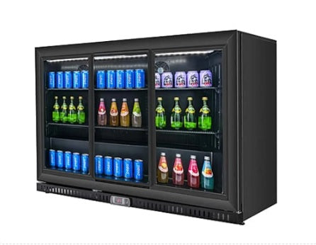 Vitlife Three Sliding Door Backbar Cooler - VBBT338S