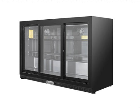 Vitlife Three Sliding Door Backbar Cooler - VBBT338S