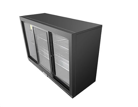 Vitlife Three Sliding Door Backbar Cooler - VBBT338S