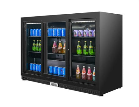 Vitlife Three Sliding Door Backbar Cooler - VBBT338S