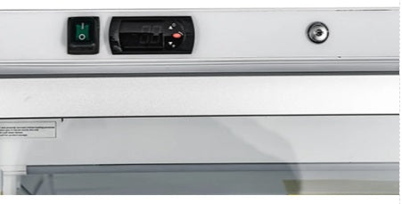Vitlife Upright Ventilated Freezer - Glass Door - VBF400VGW