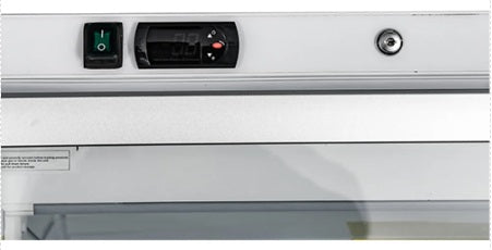 Vitlife Upright Ventilated Freezer - Glass Door - VBF600VGW