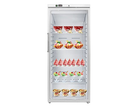 Vitlife Upright Ventilated Freezer - Glass Door - VBF600VGW