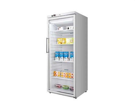 Vitlife Upright Ventilated Chiller - Glass Door - VBR400VGW