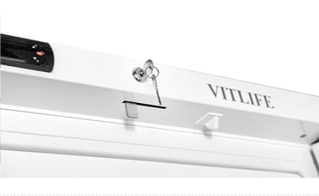 Vitlife Upright Ventilated Chiller - Glass Door - VBR400VGW