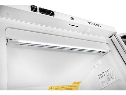Vitlife Upright Ventilated Chiller - Glass Door - VBR400VGW