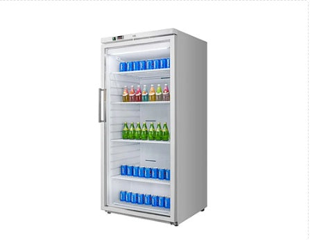 Vitlife Upright Ventilated Chiller - Glass Door - VBR600VGW