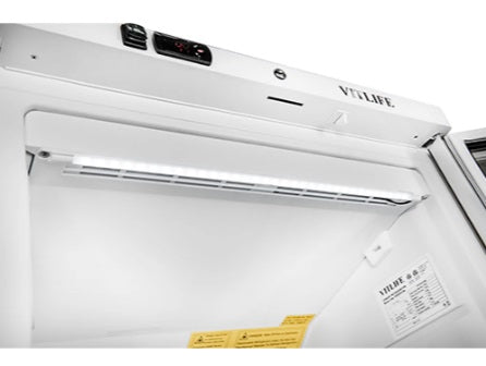 Vitlife Upright Ventilated Chiller - Glass Door - VBR600VGW