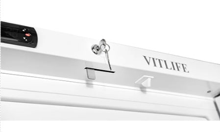 Vitlife Upright Ventilated Chiller - Glass Door - VBR600VGW