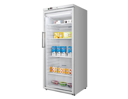 Vitlife Upright Ventilated Chiller - Glass Door - VBR600VGW