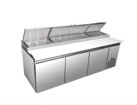 Vitlife Three Door Pizza Prep Table - VPP93