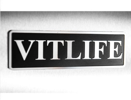 Vitlife Bottom Mounted Glass Door Refrigerator - VRB27RG