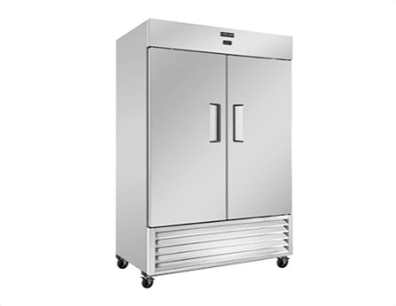 Vitlife Bottom Mounted Solid Double Door Freezer - VRB54F