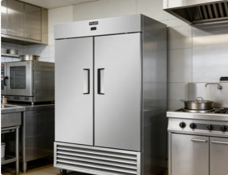 Vitlife Bottom Mounted Solid Double Door Refrigerator - VRB54R