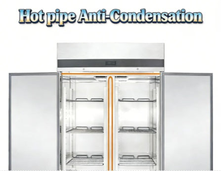 Vitlife Top Mounted Solid Double Door Freezer - VRT54F