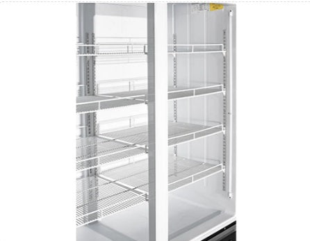 Vitlife Merchandising Swing Glass Door Refrigerator with Canopy - Double Doors - VSC1088VCW
