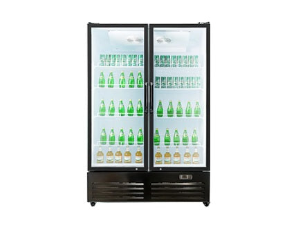 Vitlife Merchandising Swing Glass Door Refrigerator - Double Doors - VSC1098VTW