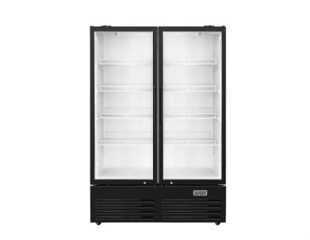Vitlife Merchandising Swing Glass Door Refrigerator - Double Doors - VSC1098VTW