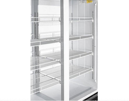 Vitlife Merchandising Swing Glass Door Refrigerator - Double Doors - VSC1098VTW