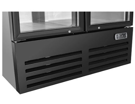Vitlife Merchandising Swing Glass Door Refrigerator - Double Doors - VSC1098VTW