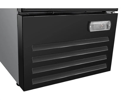 Vitlife Merchandising Swing Glass Door Refrigerator with Canopy - One Door - VSC188VCW
