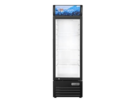 Vitlife Merchandising Swing Glass Door Refrigerator with Canopy - One Door - VSC288VCW