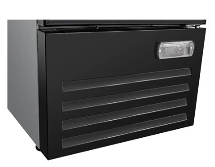 Vitlife Merchandising Swing Glass Door Refrigerator with Canopy - One Door - VSC388VCW