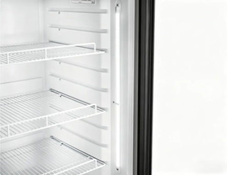 Vitlife Merchandising Swing Glass Door Refrigerator with Canopy - One Door - VSC488VCW