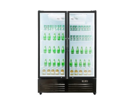 Vitlife Merchandising Swing Glass Door Refrigerator - Double Doors - VSC798VTW