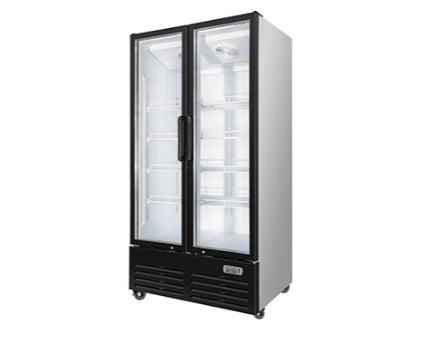 Vitlife Merchandising Swing Glass Door Refrigerator - Double Doors - VSC798VTW