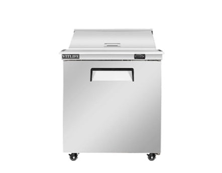 Vitlife Sandwich/Salad Prep Table -One Door Mega Top - VSP29M