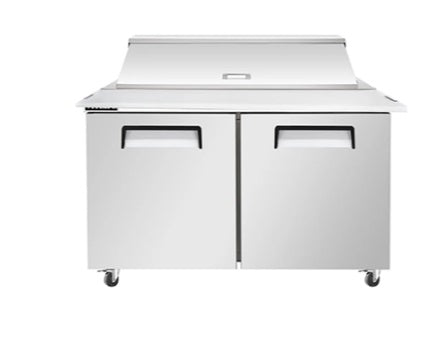 Vitlife Sandwich/Salad Prep Table - Two Door Mega Top - VSP48M