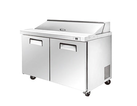 Vitlife Sandwich/Salad Prep Table - Two Door Standard Top - VSP48