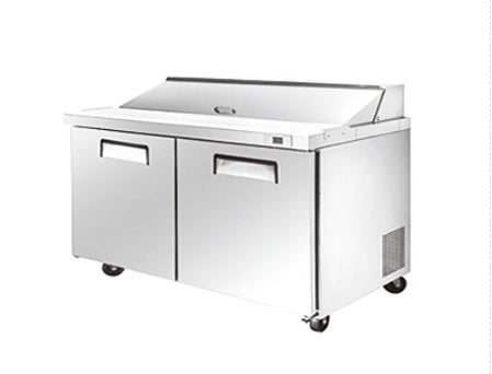 Vitlife Sandwich/Salad Prep Table - Two Door Mega Top - VSP60M