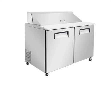Vitlife Sandwich/Salad Prep Table - Two Door Mega Top - VSP60M