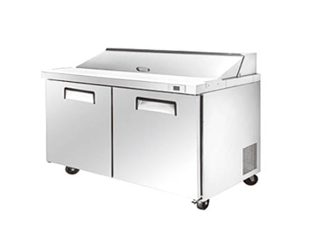 Vitlife Sandwich/Salad Prep Table - Two Door Standard Top - VSP60