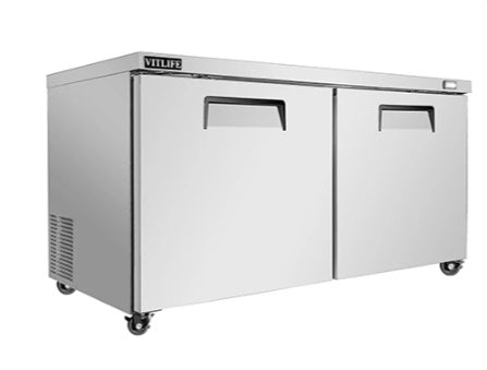 Vitlife Under Counter Freezer - Double Doors - VUC48F