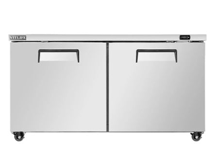 Vitlife Under Counter Freezer - Double Doors - VUC60F