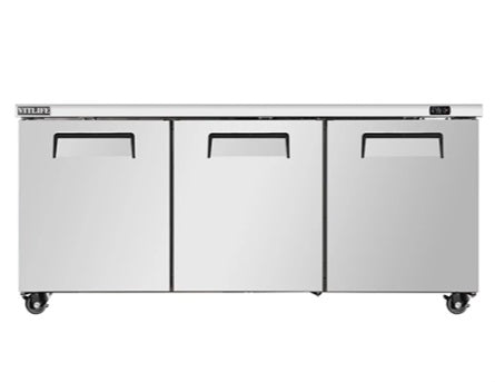 Vitlife Under Counter Freezer - Three doors - VUC72F
