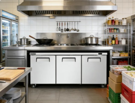 Vitlife Under Counter Freezer - Three doors - VUC72F